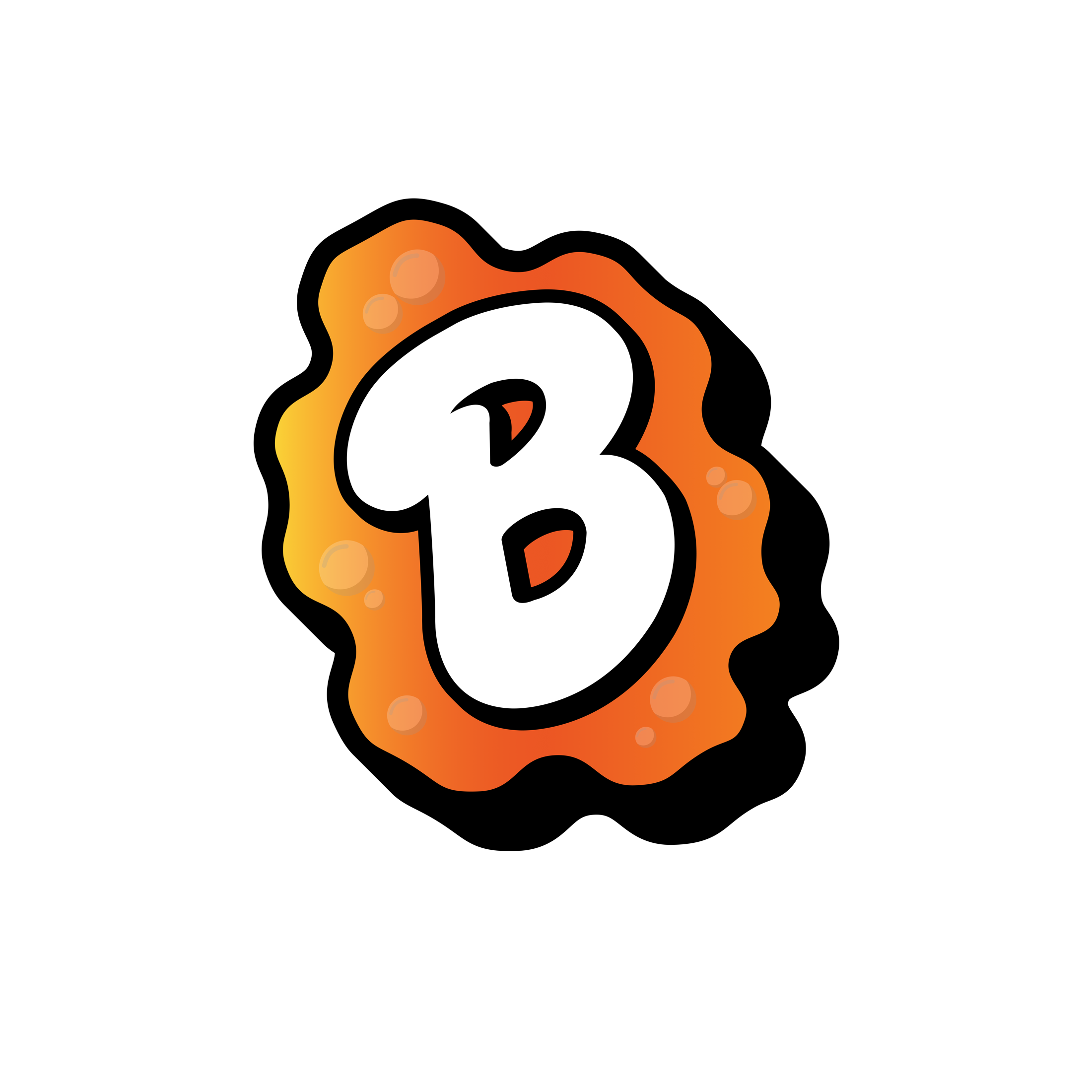 Blorp alternate B logo