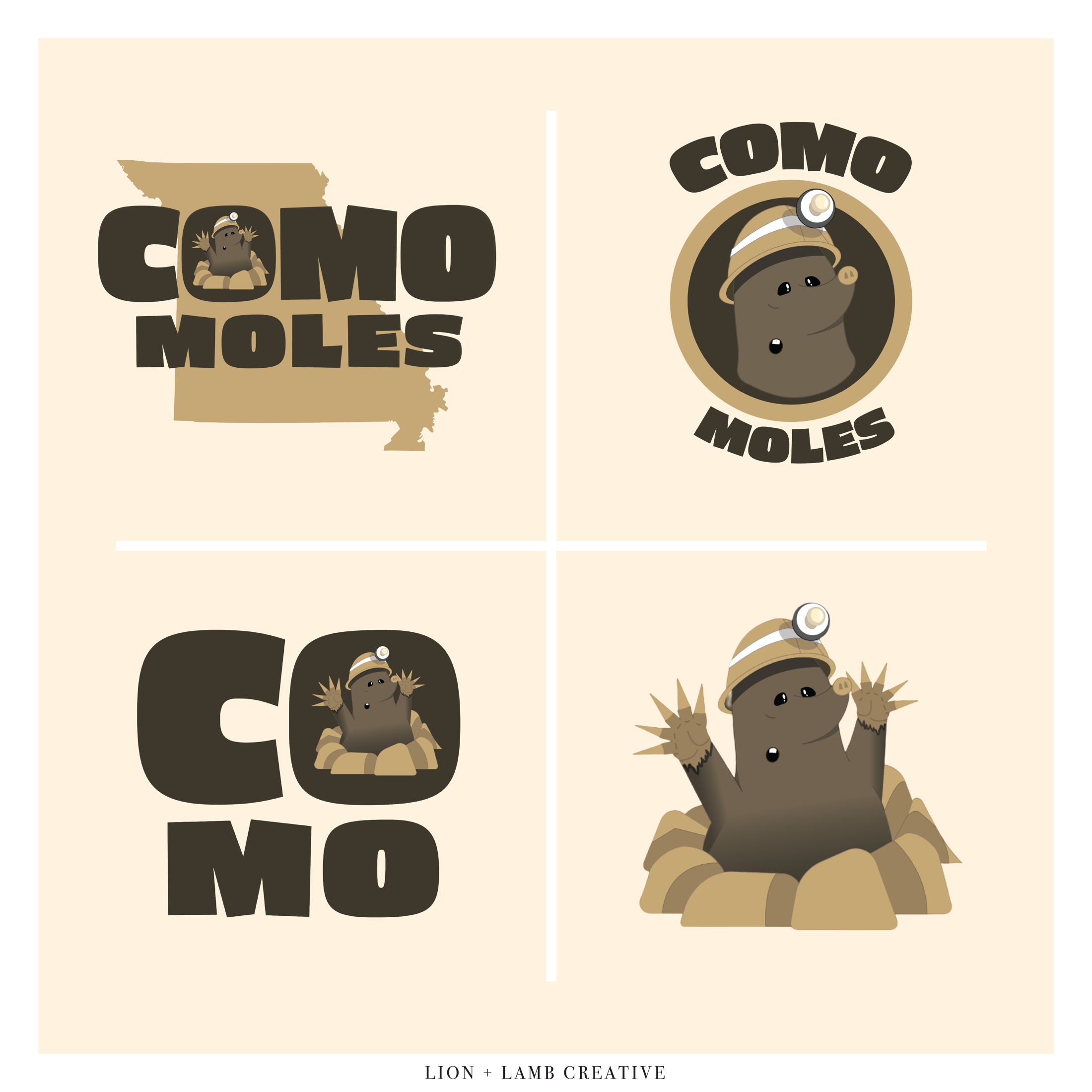 Four-part COMO Moles identity system