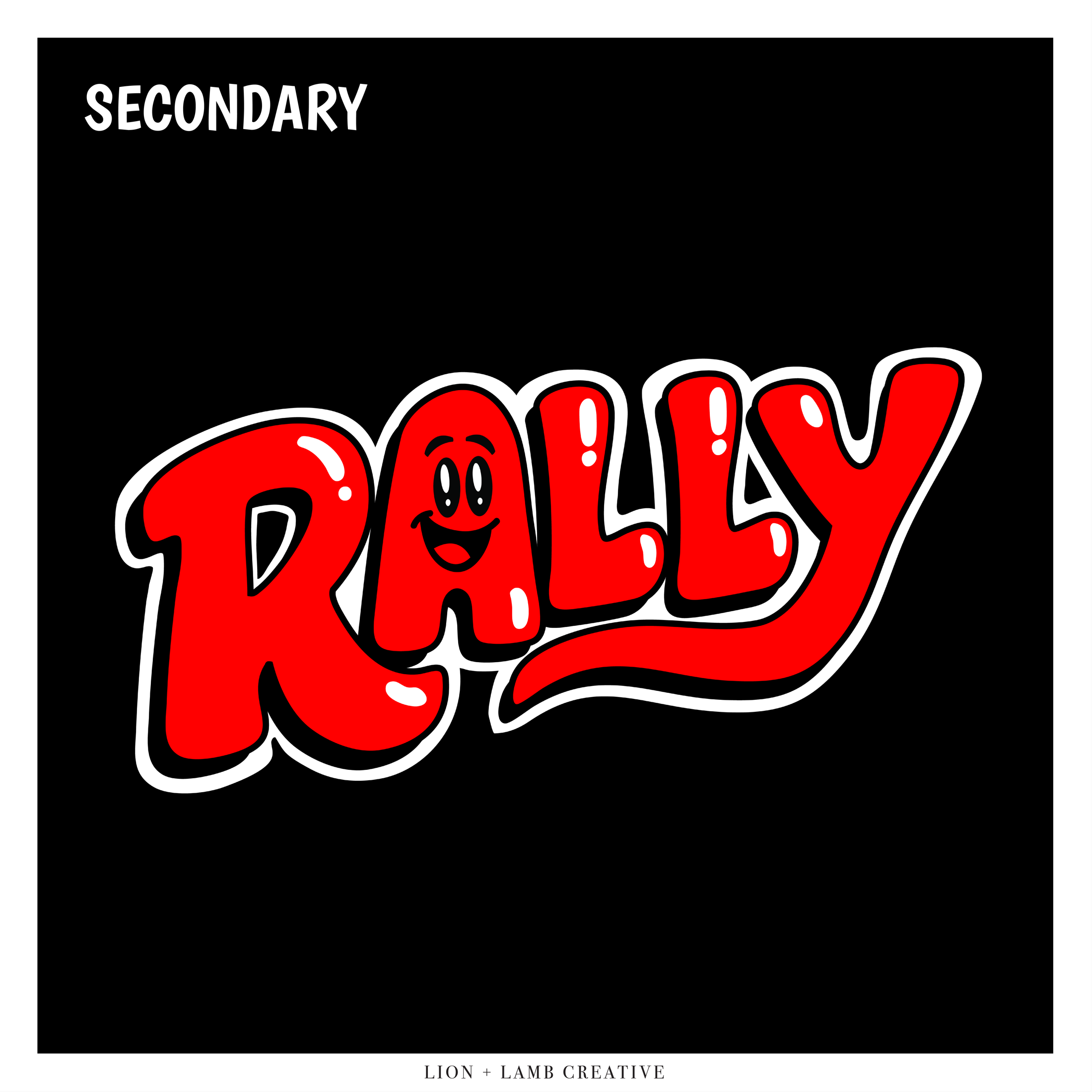 Secondary Rally Beverage Co. wordmark